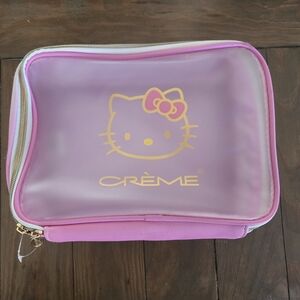 Hello Kitty Creme Pink Cosmetic Bag